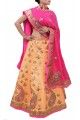 Bridal Gota Patti Pink and Peach lehenga