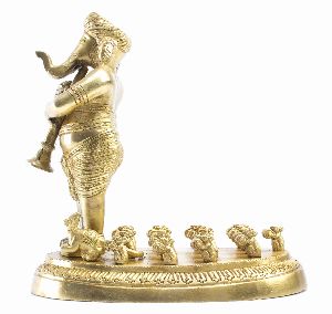 BRASS GANESHA sculpture