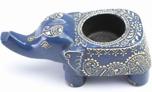 METAL HANDICRAFT CAMEL TEA LIGHT HOLDER