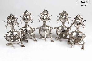 METAL HANDICRAFT KAKA MUSICIAN SET