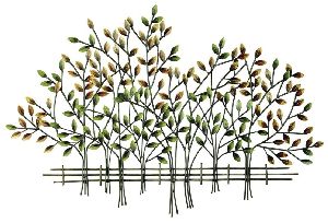 METAL/IRON HANDICRAFT WALL DECOR ABRIL TREE