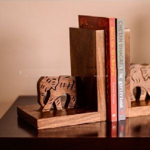 wooden craft Bookends