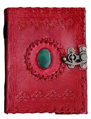 Genuine Leather Engraved Handmade Paper Diary