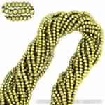 Gold Plated Pyrite beads