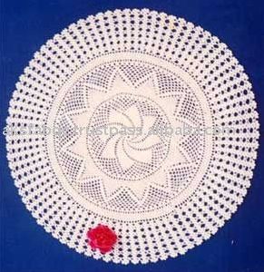 crochet doily napkin