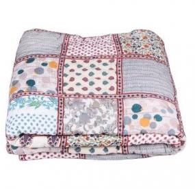 Reversible Patchwork Quilt King Size 100% Cotton 90108 Inch