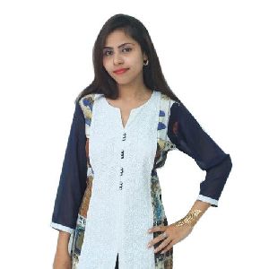 Ladies Cotton Plain Kurti