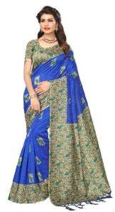 Blue Silk Saree