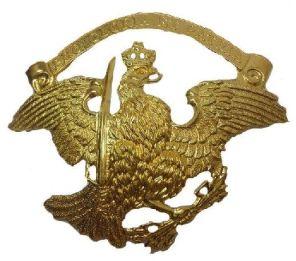 Pickelhaube Brass Eagle Badge