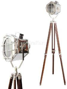 Theater Nautical Spotlight Floor Lamp