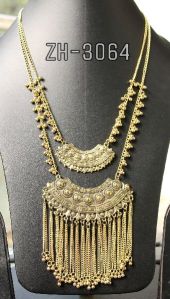 Golden Afghani necklace