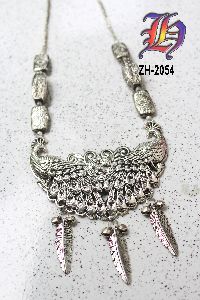 ZH German silver necklace