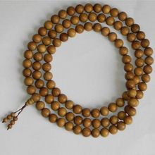 Indian traditional sandal wood beads japa mala