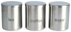 3 PCS. CANISTER SET