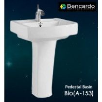 Bencardo Ceramic Pedestal Wash Basin