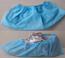 Nonwoven disposable shoe covers
