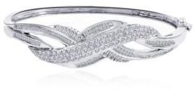 Baguette Cut Diamond Bangle Bracelet