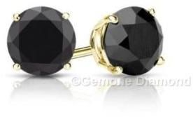 Diamonds Stud Earrings With Round Brilliant