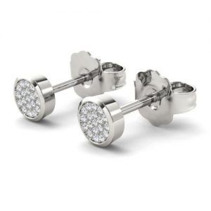 Gold Diamond Stud Earrings