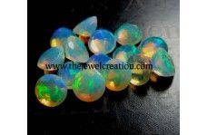 Ethiopian Welo Opal Faceted Round Stone