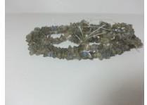 Natural Labradorite Uncut Chips Beads Strand