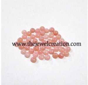 Natural Pink Opal Smooth Round Cabochon