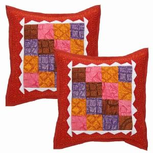 TRIBAL HANDMADE INDIAN CUSHION COVER