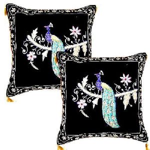 Velvet Gold and Silver cushion covers