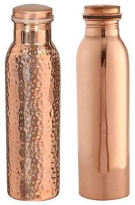 Plain Copper Water Bottle