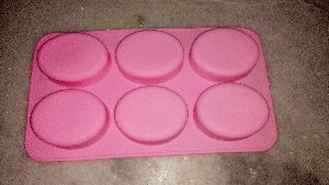 Oval Design Silicon Soap Mold