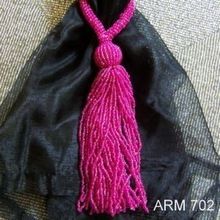 Pink Beaded Tassel