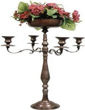 Wedding candelabra with flower bowl