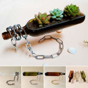 Home DIY Decor Wine Cut Half Bottle