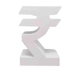 INDIAN RUPEE SHAPE MONEY BANK