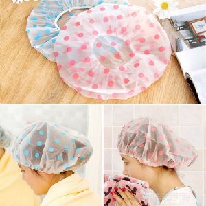 Shower Cap Printed Design With Elastic