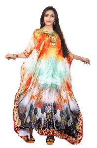 Silk Long Kaftans Kurtas For Women