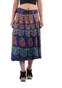 GYPSY DECOR BOHEMIAN MANDALA SKIRT