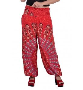 HAND BLOCK PRINTED HAREEM TROUSER