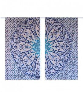 MANDALA RANGOLI HANDMADE TAPESTRY DOOR CURTAIN