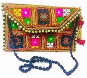 RAJASTHANI ELEPHANT SLING BAG HANDMADE ETHNIC VINTAGE BANJARA CLUTCH