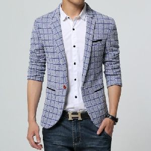 Mens Check Blazer