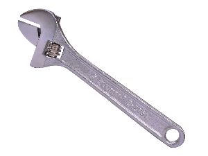 Adjustable Wrench Drop Forged, Hardened Jaws