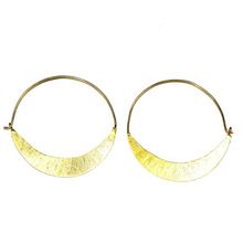 Hoop Wire Brass Earrings