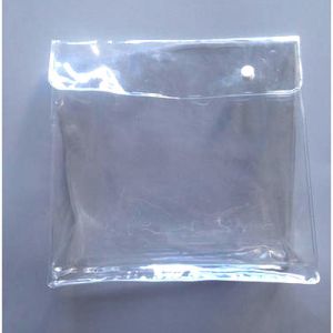 PVC Transparent Button Bag