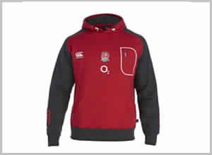 England Rugby-oth Hoody Red Rugby-Uniform