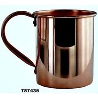 Copper Metal Mirror Polish Beer Mug,Tankard With Brass Handle,Moscow Mule Mugs