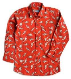 Boys Dinosaur origami print full sleeve shirt