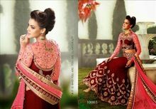 Girls Embroidered Bridal Lehengas