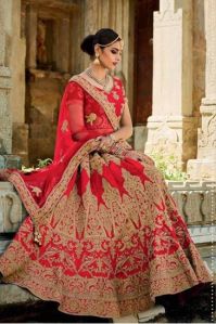 silk lehenga