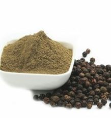 pure black pepper powder